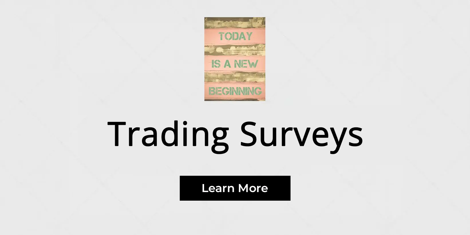 A picture of some papers with the words " trading surveys ".