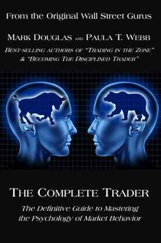 A book cover with two heads and the words " the complete trader ".
