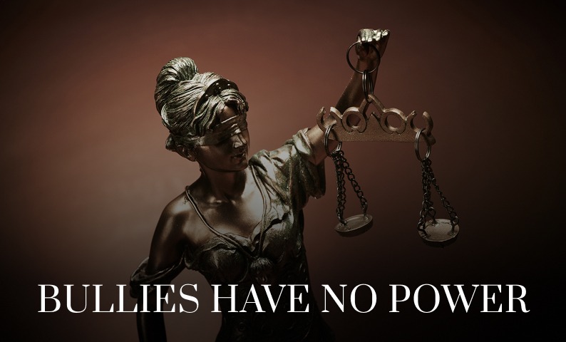 Bullies have no power cover